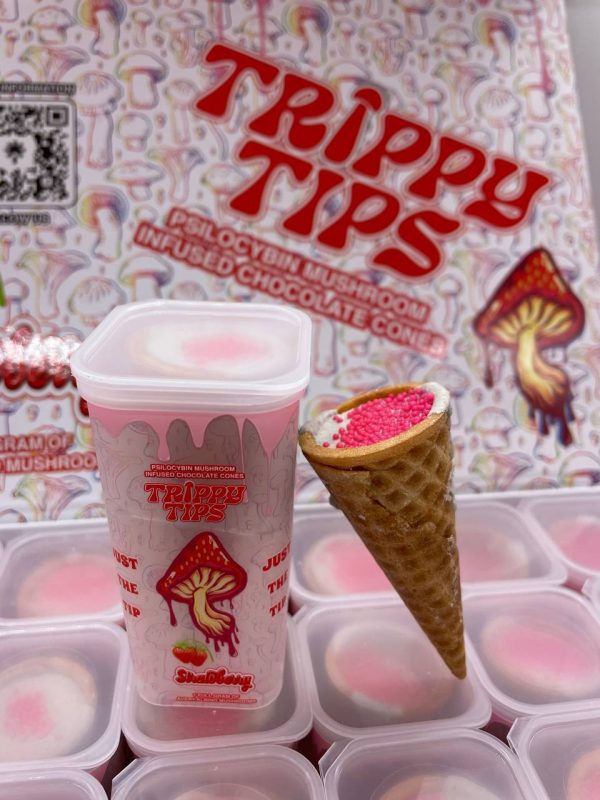 Trippy Tips Strawberry Cones